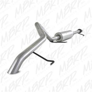 MBRP - MBRP 2007-2009 Toyota FJ 4.0L V6 Cat Back Single Rear Exit Off-Road Tail No tip - S5310AL - Image 1