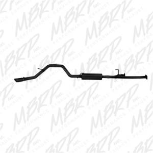 MBRP - MBRP 2009-2014 Toyota Tundra 5.7L EC-Std. & SB/CC-SB 3in Cat-Back Single Side AL - Black - S5314BLK - Image 3