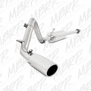 MBRP 05-13 Toyota Tacoma 4.0L EC/CC Cat Back Single Exit Aluminized Exhaust - S5326AL