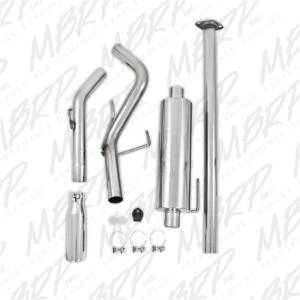 MBRP - MBRP 05-13 Toyota Tacoma 4.0L EC/CC Cat Back Single Exit Aluminized Exhaust - S5326AL - Image 5