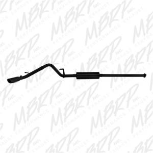 MBRP - MBRP 09-14 Toyota Tacoma 4.0L EC/CC Cat-Back Single Exit AL - Black - S5326BLK - Image 4