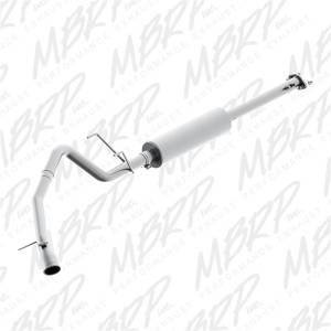 MBRP 01-05 Toyota Tacoma 2.7/3.4L (4x4 Only) 2.5in Cat Back Single Side Exit T409 Exhaust System - S5334409