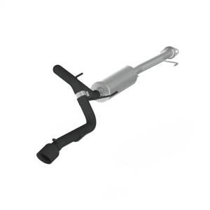 MBRP 10-18 Toyota 4 Runner BLK 4in O.D Tip Single Rear Exit 2.5in Cat Back Exhaust - S5342BLK