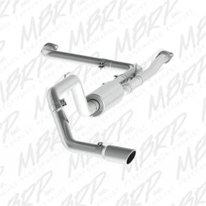 MBRP 2016+ Nissan Titan 5.6L XD 4in Tip 3in Cat Back Single Side - T304 - S5408304