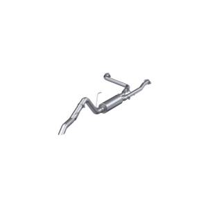 MBRP 22-23 Nissan Frontier 3.8L 3in Tip 3in Cat Back Turndown Exit Street Profile - Aluminized Steel - S5409AL