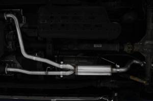 MBRP - MBRP 22-23 Nissan Frontier 3.8L 3in Tip 3in Cat Back Turndown Exit Street Profile - Aluminized Steel - S5409AL - Image 4