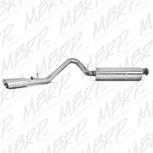 MBRP - MBRP 2000-2006 Jeep Wrangler (JK) Inline-4 2.5L Inline-6 4.0L Cat Back Single Side - S5500409 - Image 3