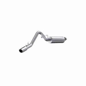 MBRP - MBRP 2000-2006 Jeep Wrangler (JK) Inline-4 2.5L Inline-6 4.0L Cat Back Single Side - S5500AL - Image 3