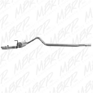 MBRP - MBRP 2007-2009 Jeep Wrangler 4dr 3.8L V6 Cat Back Single - S5502AL - Image 3