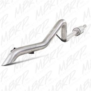 MBRP 2007-2009 Jeep Wrangler (JK) 3.8L V6 4 dr Off-Road Tail Pipe Muffler before Axle - S5514AL