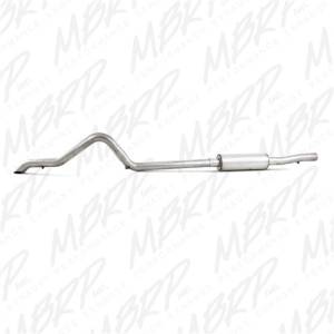 MBRP - MBRP 2007-2009 Jeep Wrangler (JK) 3.8L V6 4 dr Off-Road Tail Pipe Muffler before Axle - S5514AL - Image 3