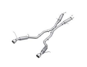 MBRP - MBRP 2012+ Jeep Grand Cherokee SRT 6.4L 3in Dual Rear Exit Aluminized Catback Exhaust - T304 Tips - S5525AL - Image 1