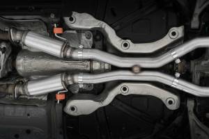 MBRP - MBRP 2012+ Jeep Grand Cherokee SRT 6.4L 3in Dual Rear Exit Aluminized Catback Exhaust - T304 Tips - S5525AL - Image 3