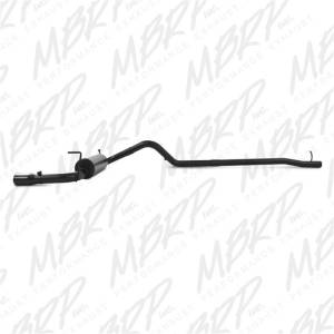 MBRP - MBRP 12 Jeep Wrangler/ Rubicon 3.6L Cat Back Single Rear Exit Black Exhaust - S5526BLK - Image 3