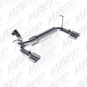 MBRP 07-14 Jeep Wrangler/Rubicon 3.6L/3.8L V6 Axle-Back Dual Rear Exit T409 Performance Exhuast Sys - S5528409