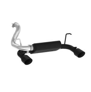 MBRP - MBRP 2018+ Jeep Wrangler (JL) 3.6L V6 Dual Rear Exit Axle Back BLK Exhaust System - S5529BLK - Image 2