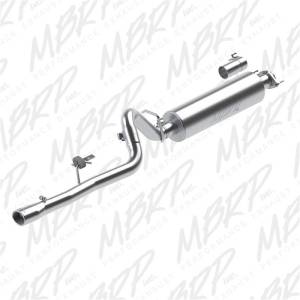 MBRP 86-00 Jeep 2.5L Cherokee 2.5in Cat Back Single T409 - S5534409