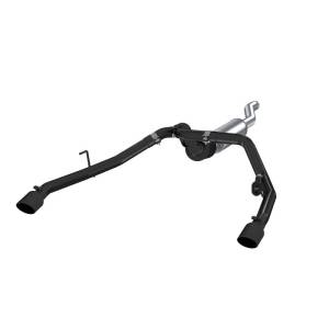 MBRP - MBRP 2020 Jeep Gladiator 3.6L 2.5in Dual Rear Exit Cat Back Exhaust Black Coated - S5538BLK - Image 2