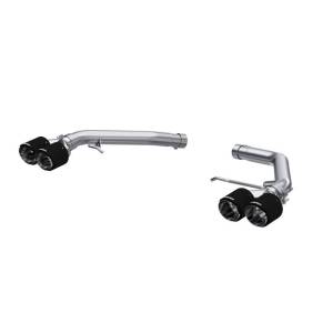 MBRP - MBRP 14-17 Audi SQ5 3.0T Dual Rear Exit Axle Back w/ Quad Carbon Fiber Tips - T304 - S56033CF - Image 1