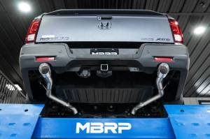 MBRP - MBRP 21-22 Honda Ridgeline T304 Stainless Steel 2.5in Cat-Back - Dual Split Rear Exit - S5901304 - Image 2