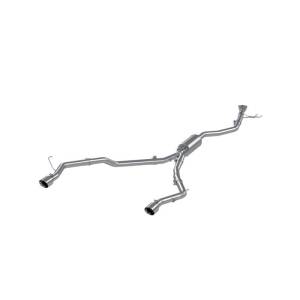 MBRP 21-22 Honda Ridgeline Aluminized Steel 2.5in Cat-Back - Dual Split Rear Exit - S5901AL