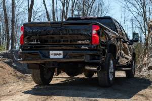 MBRP - MBRP 2020+ GMC/Chevy 2500/3500 6.6L Duramax 4in Mand Bent Tubing AL-Ser Cat Back Single Side - Alum - S6059AL - Image 4