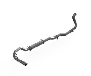 MBRP - MBRP 89-93 Dodge 2500/3500 Cummins 2WD ONLY Turbo Back Single Side Exit Alum Exhaust System - S6148AL - Image 1