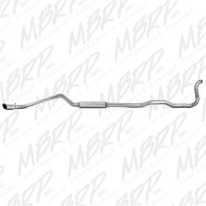 MBRP - MBRP 88-93 Dodge 2500/3500 Cummins 4WD ONLY Turbo Back Single Side Exit Alum Exhaust System - S6150AL - Image 4