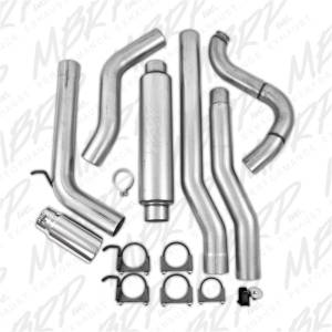 MBRP - MBRP 88-93 Dodge 2500/3500 Cummins 4WD ONLY Turbo Back Single Side Exit Alum Exhaust System - S6150AL - Image 5