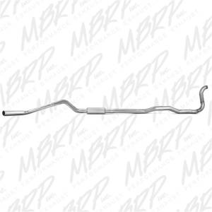 MBRP - MBRP 88-93 Dodge 2500/3500 Cummins 5.9L 4WD ONLY Turbo Back Single Side Exit P Series Exhaust - S6150P - Image 4