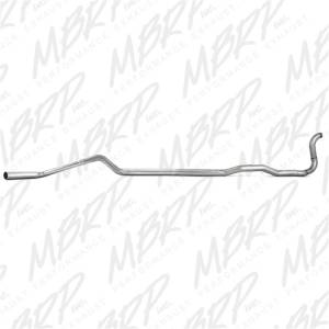 MBRP - MBRP 88-93 Dodge 2500/3500 Cummins 4WD Turbo Back Single Side Exit No Muffler PLM Series Exhaust - S6150PLM - Image 4