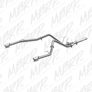 MBRP - MBRP 2014 Dodge Ram 1500 3.0L EcoDiesel 2.5in Filter Back Exhaust Dual Split Rear Exit Alum - S6171AL - Image 1