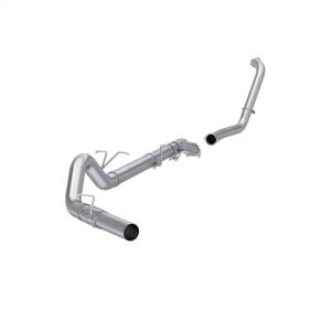 MBRP 03-07 Ford F-250/350 6.0L EC/CC Turbo Back Single Side (Stock Cat) - no Muffler - S6206PLM