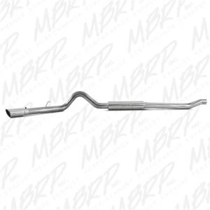 MBRP - MBRP 2003-2007 Ford F-250/350 6.0L EC/CC Cat Back Single Side (Stock Cat) - S6208409 - Image 4