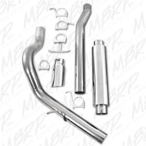 MBRP - MBRP 2003-2007 Ford F-250/350 6.0L EC/CC Cat Back Single Side (Stock Cat) - S6208409 - Image 5