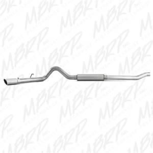 MBRP - MBRP 2003-2007 Ford F-250/350 6.0L EC/CC Cat Back Single Side (Stock Cat) - S6208AL - Image 4