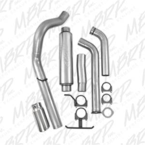 MBRP - MBRP 2003-2005 Ford Excursion 6.0L Turbo Back Single Side (Stock Cat) - S6216AL - Image 5