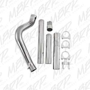 MBRP - MBRP 2008-2010 Ford F250/350/450 6.4L 4in Filter Back Single No Tip Exhaust System - S6242SLM - Image 5