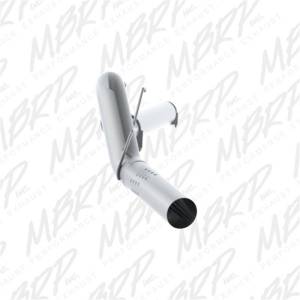 MBRP F-250/350/450 6.4 L 5in Filter Back Single Side Exit No Muffler AL - S62460PLM