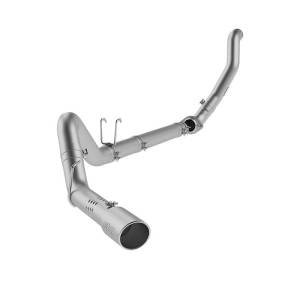 MBRP - MBRP 08-10 Ford 6.4L F250/350/450 4 inch Filter Back Single Side Exit Aluminum and Down Pipe - S6282AL - Image 2