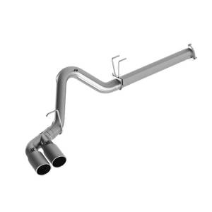 MBRP - MBRP 2015 Ford F250/350/450 6.7L 4in Filter Back Dual Single Side Exit 5in Tips T409 Exhaust - S6288409 - Image 2