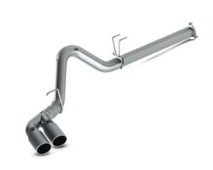 MBRP - MBRP 2015 Ford F250/350/450 6.7L 4in Filter Back Dual Single Side Exit 5in Tips T409 Exhaust - S6288409 - Image 4