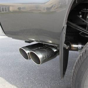 MBRP - MBRP 2015 Ford F250/350/450 6.7L 4in Filter Back Dual Single Side Exit 5in Tips T409 Exhaust - S6288409 - Image 6