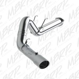 MBRP - MBRP 17-19 Ford F-250/350/450 6.7L Ex. Reg Cab 5in Filter Back Single Tip T409 Exhaust System - S62930409 - Image 1