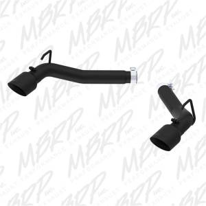 MBRP 2010-2015 Chevrolet Camaro V8 6.2L 3in Black Coated Axle Back Muffler Delete - S7019BLK