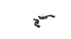 MBRP 16-19 Chevrolet Camaro SS Dual Rear Exit Axle Back w/ 4.5in OD Tips - BLK (Non NPP Models) - S7034BLK