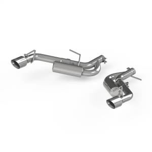 MBRP - MBRP 16-19 Chevrolet Camaro 2.5in T304 Non NPP Axle Back Exhaust System - 4in Dual Wall Tips - S7038304 - Image 1