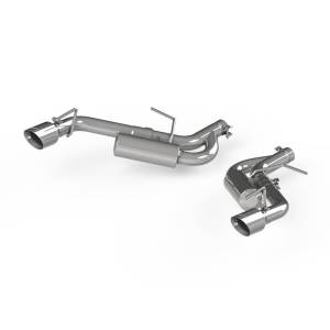 MBRP - MBRP 16-19 Chevrolet Camaro 2.5in T304 Non NPP Axle Back Exhaust System - 4in Dual Wall Tips - S7038304 - Image 2