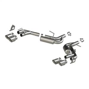 MBRP - MBRP 16-19 Chevrolet Camaro V6 2.5in T304 NPP Dual Axle Back Exhaust w/ 4in Quad Dual Wall Tips - S7039304 - Image 1