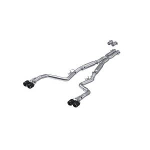 MBRP - MBRP 17-Up Dodge Challenger 5.7L/6.2L/6.4L Carbon Fiber Quad Tip T304 Catback Exhaust - S71133CF - Image 2